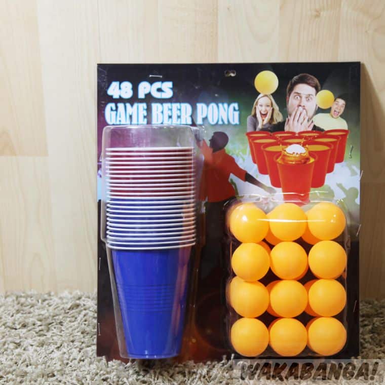 28 Piezas Cerveza Pong Ultimate Torneo Kit Vasos & Pelotas Adultos Beber Set Juegos FF 